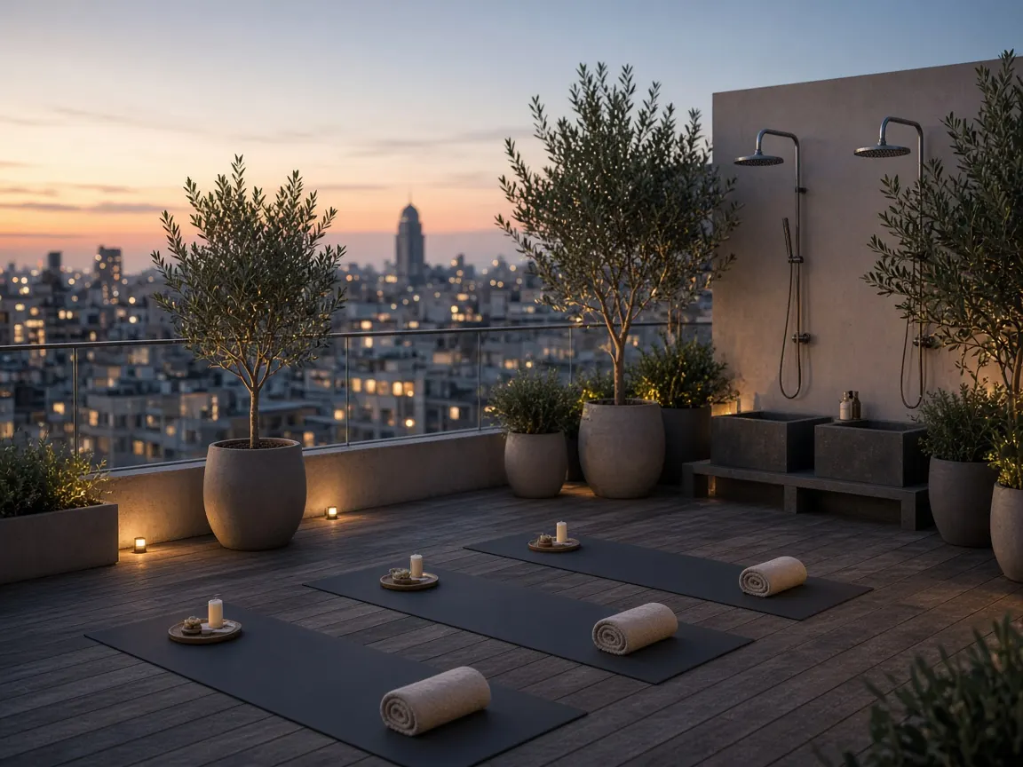 Terraza wellness de Atelier Línea